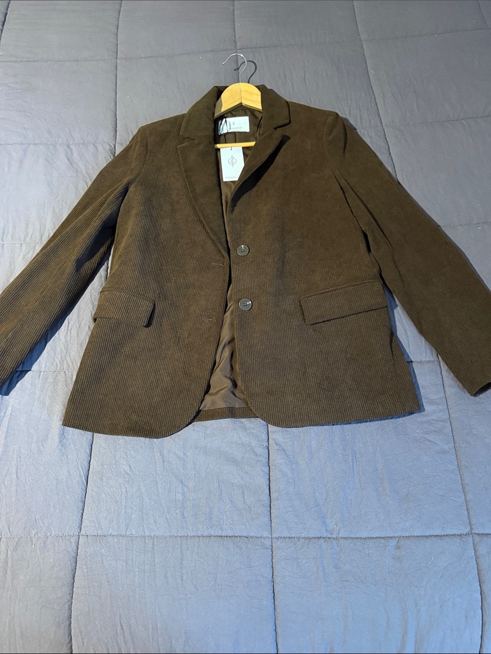 NWT corduroy brown blazer
